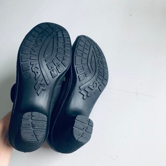 Romika Women's 37 / US 6-6.5 Black Leather Comfort Mary Jane Heel - Picture 9 of 10